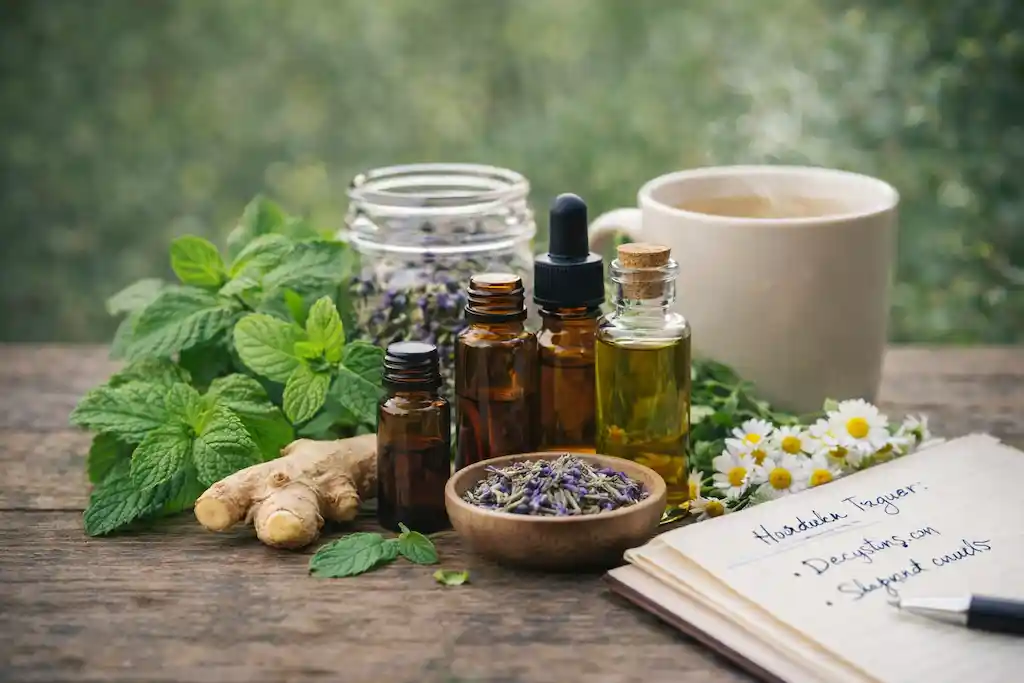 Natural herbs for headaches